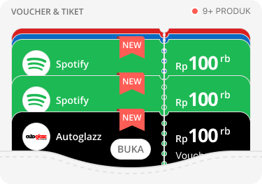 Ticket and Voucher Wallet section